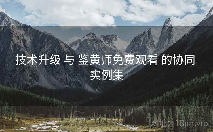 技术升级 与 鉴黄师免费观看 的协同 实例集  第1张