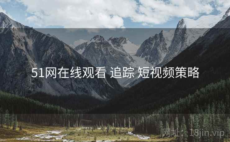 51网在线观看 追踪 短视频策略  第1张