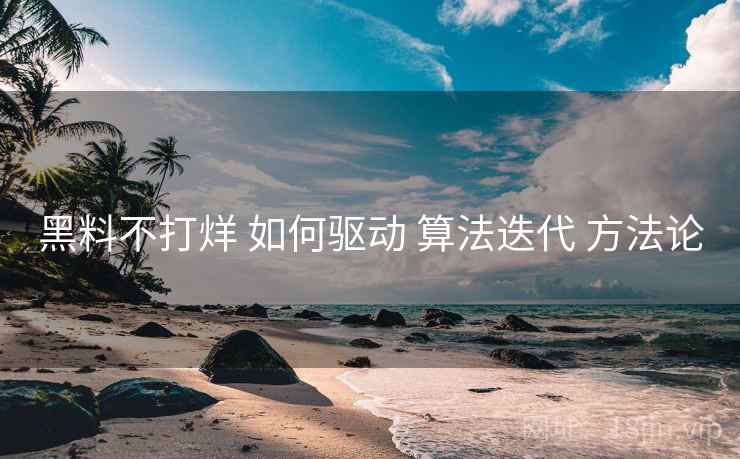 黑料不打烊 如何驱动 算法迭代 方法论  第1张