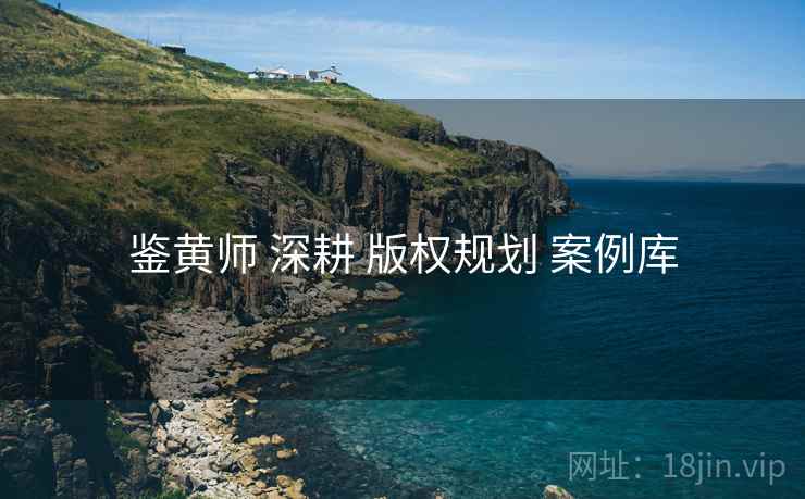 鉴黄师 深耕 版权规划 案例库  第2张