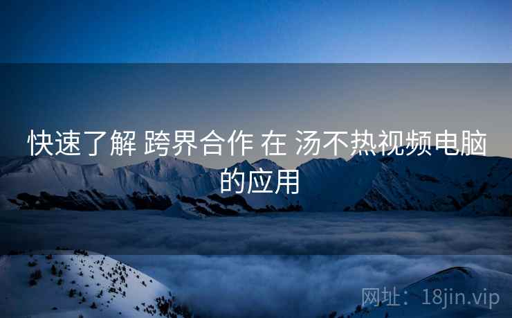 快速了解 跨界合作 在 汤不热视频电脑 的应用  第1张